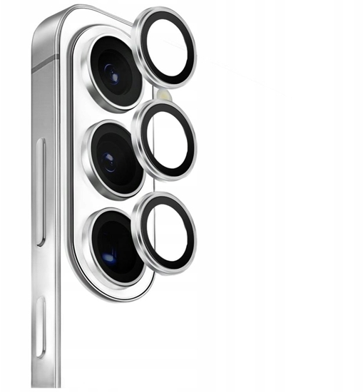 Изображение Szko na obiektyw aparatu UNIQ Optix Aluminium Camera Lens do Samsung Galaxy S26 / S26+ Plus srebrny