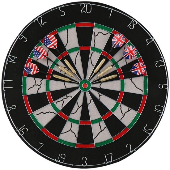 Изображение Šautriņu mērķis DART 45CM UN 6 šautriņas