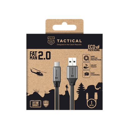 Изображение Tactical Fat Man 2.0 Cable USB-A/USB-C 1m / grey