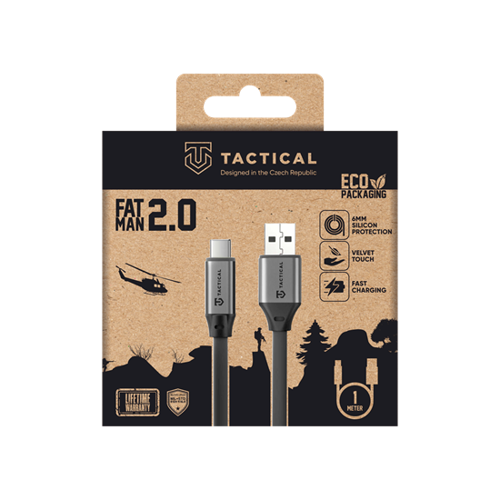 Изображение Tactical Fat Man 2.0 Cable USB-A/USB-C 1m / grey