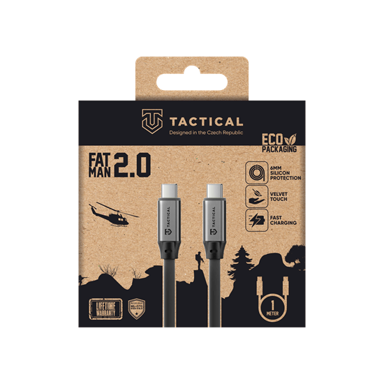 Изображение Tactical Fat Man 2.0 USB-C/USB-C Cable 1m / grey