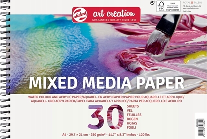 Attēls no Talens Talens Art Creation Mixed media paper | 29.7 x 21 cm (A4), 250 g, 30 sheets