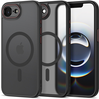 Picture of TECH-PROTECT MAGCAM MAGSAFE IPHONE 16E / 17E BLACK/RED