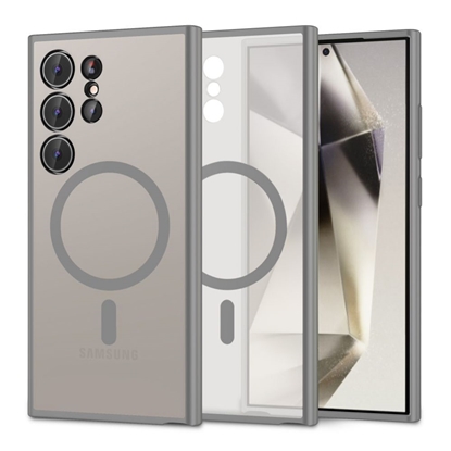 Attēls no Tech-Protect Tech-Protect MagMat MagSafe case for Samsung Galaxy S24 Ultra - titanium matte