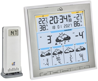 Attēls no TFA TFA.me 35.8105.02   ID-08 WLAN Radio weather station white
