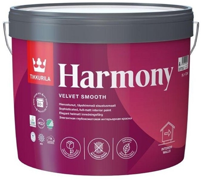 Attēls no Tikkurila PAINT ABS,MAT HARMONY A 9,0L F/WALL TIKK