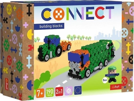 Picture of Trefl Klocki Connect - mieciarka / Traktor M