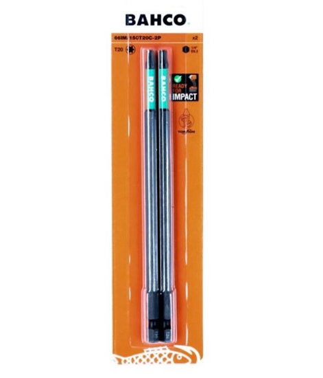 Picture of Triecienskrūvgrieža uzgalis Bahco 66IM/150T20C-2P; T20; 150 mm; 2 gab.