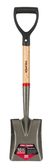 Picture of Truper small shovel with wooden shaft  D-grip handle, 72cm
