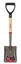 Attēls no Truper small shovel with wooden shaft  D-grip handle, 72cm