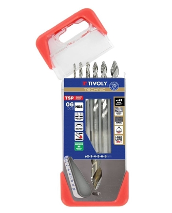 Attēls no Urbju komplekts metālam Tivoly 11457070002; 2-8 mm; 6 gab.