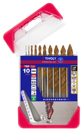 Изображение Urbju komplekts metālam Tivoly 11457170001; 1-10 mm; 10 gab.