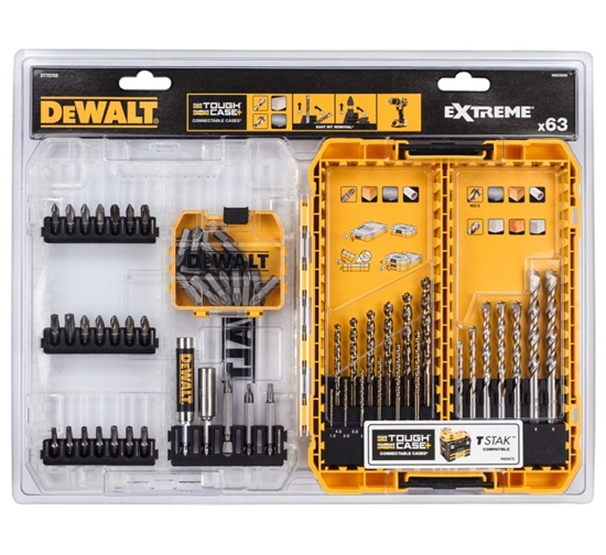 Picture of Urbju un skrūvgriežu uzgaļu komplekts DeWalt DT70759-QZ; 63 gab.