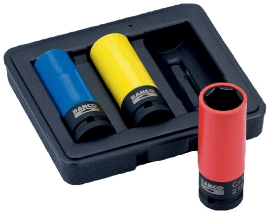 Picture of Uzgaļu komplekts Bahco BWSS12P3; 1/2''; 3 gab.