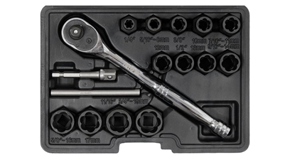 Picture of Uzgriežņa galviņu komplekts Yato YT-05897; 16 gab.