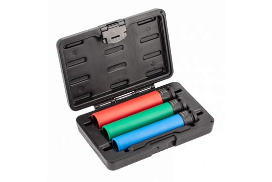 Picture of Uzgriežņu galviņu komplekts Hogert HT4R106; 1/2''; 17-21 mm; 3 gab.