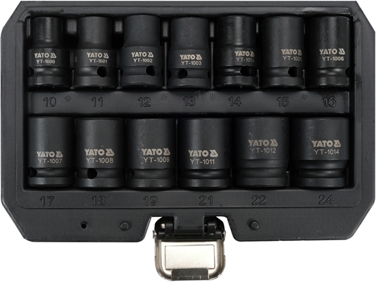 Picture of Uzgriežņu galviņu komplekts Yato YT-10251; 1/2''; 13 gab.