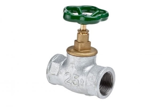 Picture of Valvex VIKING Zawór przelotowy eliwny (figura M83), eliwo biae cigliwe, uchwyt eliwny 11/4