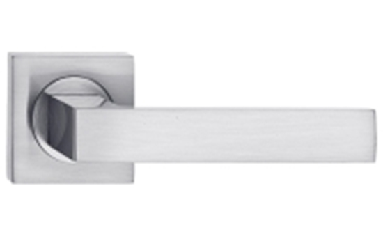 Picture of Verso Klamka z kwadratowym szyldem QUBIK nikiel szczotkowany VQKN