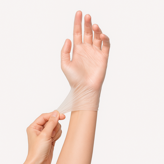 Picture of Vinila cimdi, "Gentle Touch", 24cm, caursp, (L), (100gab)