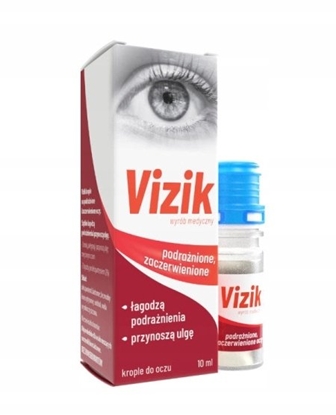 Attēls no VIZIK_Krople na podranione zaczerwienione oczy 10ml
