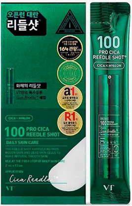 Изображение VT COSMETICS Pro Cica Reedle Shot 100 SET 2 ml * 10 pcs