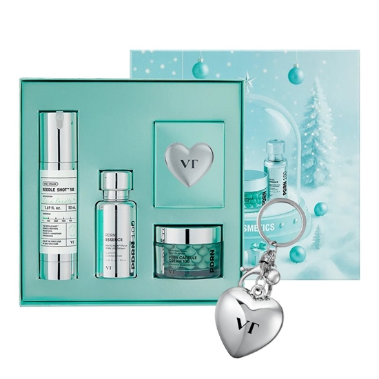 Picture of VT COSMETICS VT Shining Holiday Edition (Reedle Shot 100 50 ml / PDRN Essence 100 30 ml / PDRN Capsule Cream 100 50 ml)