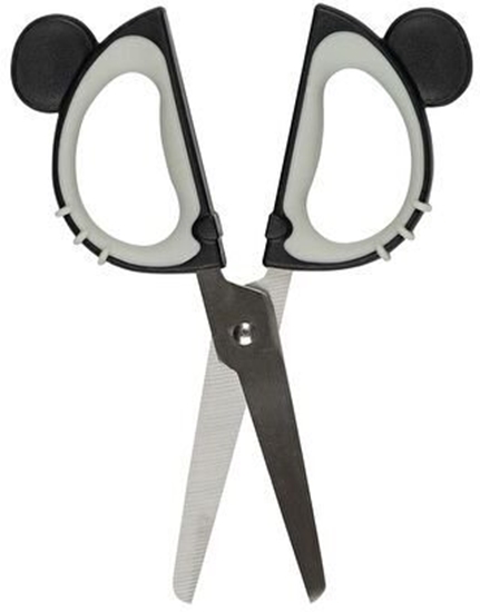 Picture of Wedo 73 6006 Noyczki do wycinania wzorów Proste cicie Czarny, Biay