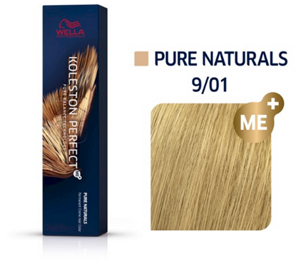Attēls no Wella Professionals Koleston Perfect Me+ Pure Naturals 9/01 Hair Color 60 ml