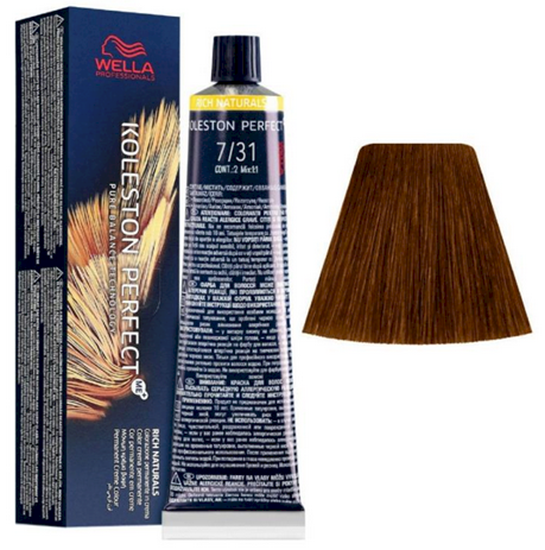 Picture of Wella Professionals Koleston Perfect Me+ Rich Naturals 7/31 Hair Color 60 ml
