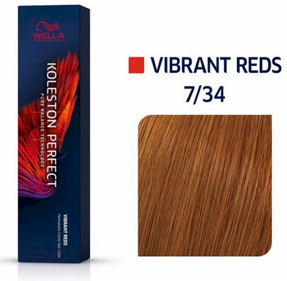 Изображение Wella Professionals Koleston Perfect Me+ Vibrant Reds 7/34 Hair Color 60 ml