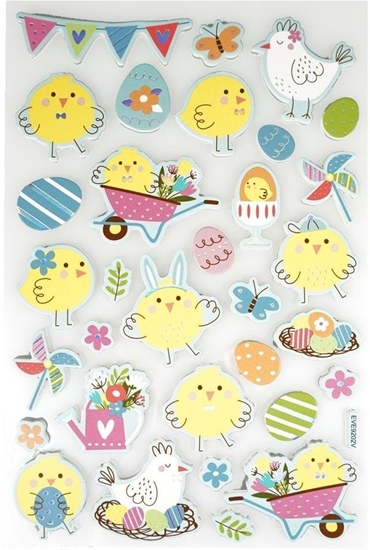 Изображение Wielkanocne naklejki piankowe MIX EDUKAMP