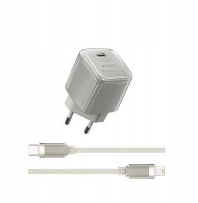 Picture of WIWU adowarka Jello 30W GaN Charger Sets Wi-U017 C-L, EU Plug