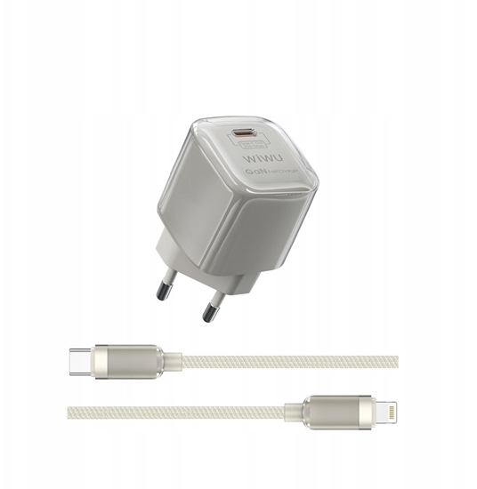 Picture of WIWU adowarka Jello 30W GaN Charger Sets Wi-U017 C-L, EU Plug