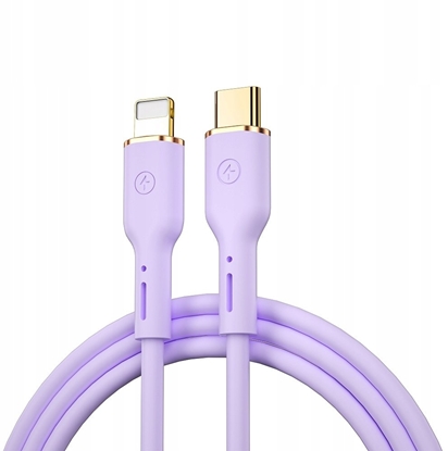 Picture of WIWU kabel YQ01 USB-C - Lightning 30W 1,2m fioletowy