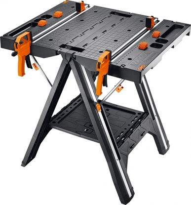 Attēls no Worx Stó roboczy 78x63cm, w zestawie ciski 2 szt. + zczki 4 s (WX051)