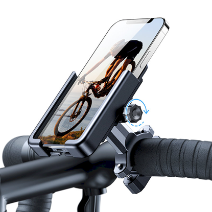 Picture of Wozinsky Wozinsky metal bicycle phone holder, scooters black (WBHBK3)