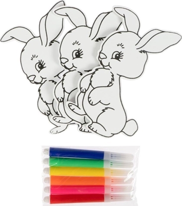 Изображение Zajczki do kolorowania