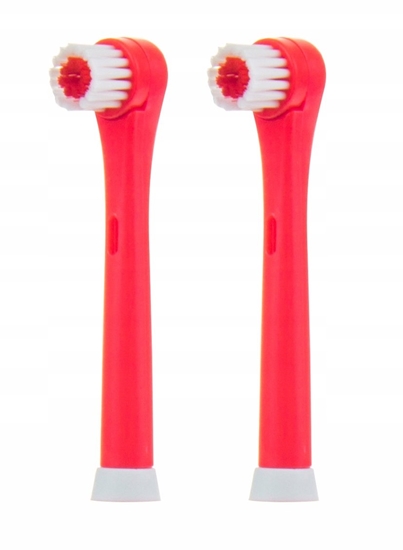 Picture of Zestaw 2 gówek do szczoteczki elektrycznej Psi Patrol Marshall czerwone