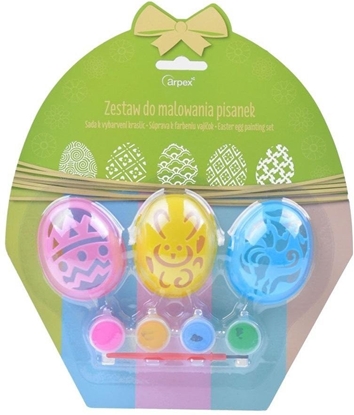 Изображение Zestaw do malowania pisanek 3 wzory EDUKAMP