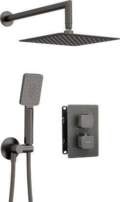 Picture of Zestaw prysznicowy podtynkowy z BOXem termostatycznym