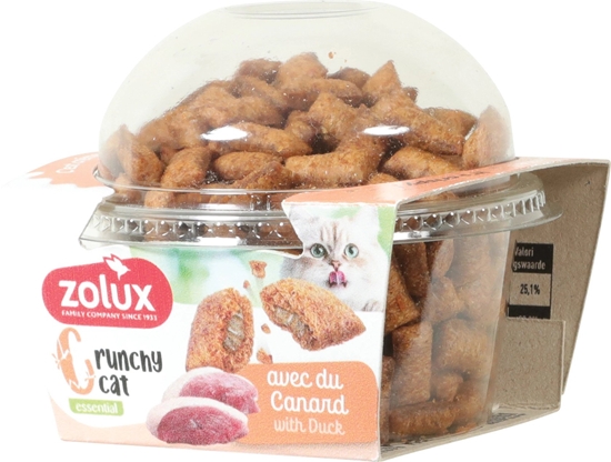 Picture of ZOLUX Ciasteczka dla kotów CRUNCHY CAT z kaczk 80g