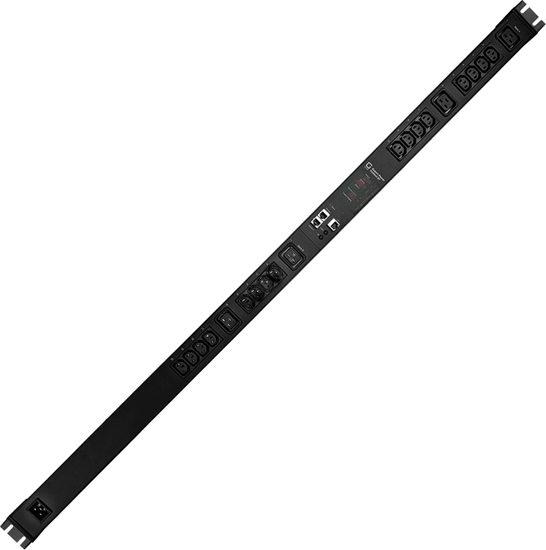 Изображение Gude EPC 87-1210-18 20-fach switched und metered PDU, vertikaler Einbau 0HE, schwarz, 135 cm