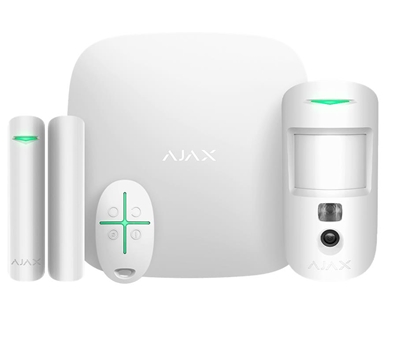 Изображение ALARM SECURITY STARTERKIT CAM/HDR WHITE 156253 AJAX