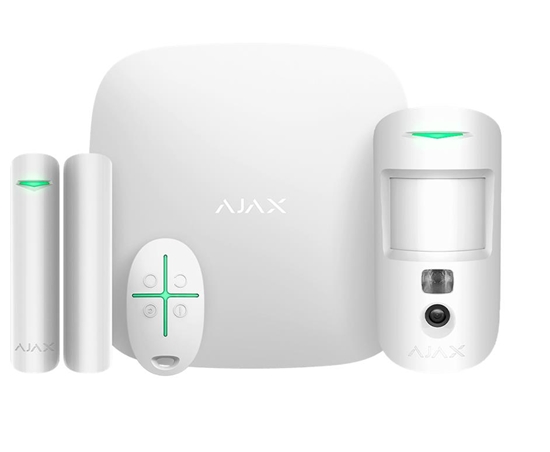 Picture of ALARM SECURITY STARTERKIT CAM/HDR WHITE 156253 AJAX