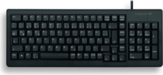 Изображение Cherry XS Complete tastatūra Birojs USB QWERTY Britu angļu valoda Melns