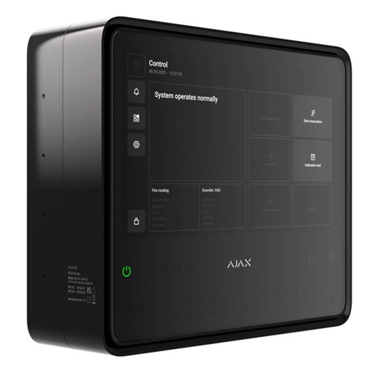 Изображение FIRE ALARM PANEL FIRE HUB/EN54 BLACK 125733 AJAX
