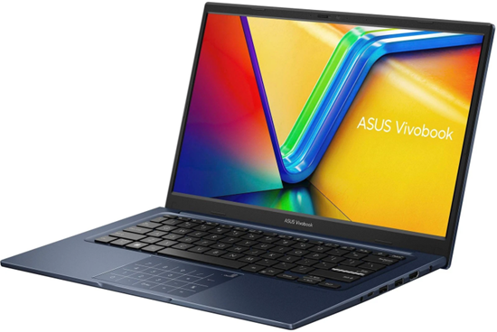 Picture of ASUS Vivobook 14 X1404VA-V14.I38128 14'' FHD Core i3-1315U 8GB 128GB SSD W11H in S Mode, Quiet Blue