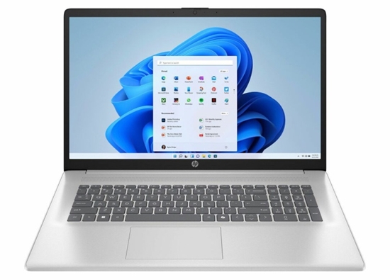 Picture of HP 17-cp2025 17.3'' FHD AMD Ryzen 5 7520U 8GB 512GB SSD W11H, Natural Silver