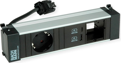 Picture of Bachmann POWER FRAME S 1xCEE7/3 1xCM, 1xUSB 22W 0.2m GST18